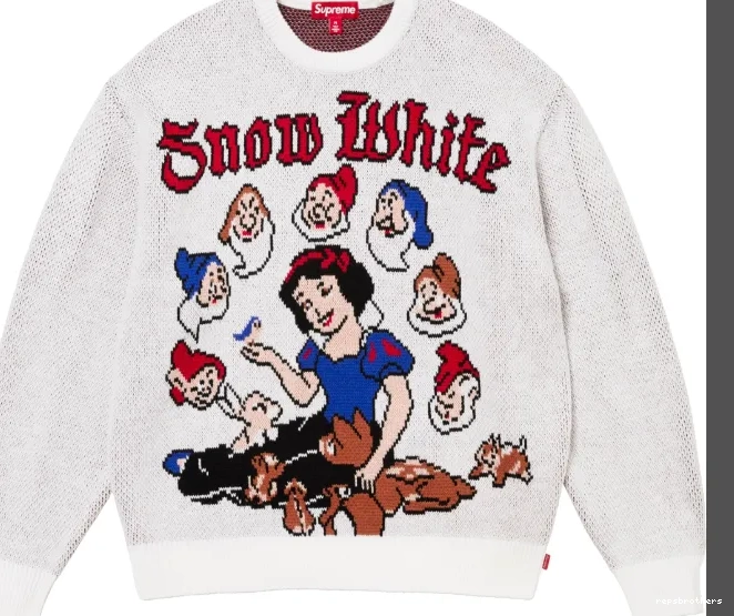 WHITE Snow SNOW SWEATER White Sweater 24FW 1003
